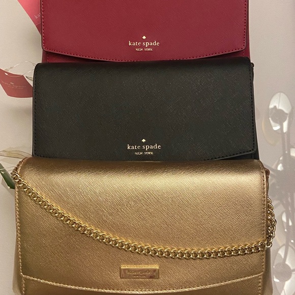 NWT Kate Spade ♠️ Greer Crossbody Rose Gold Saffiano Leather - Picture 13 of 13